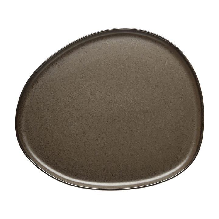 Raw Organic -lautanen 29 x 25 cm, Metallic Brown Aida