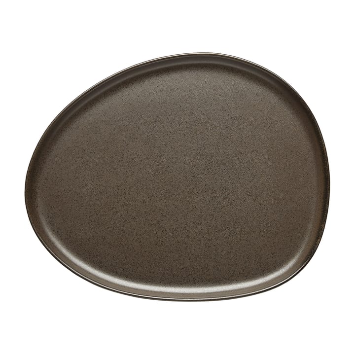 Raw Organic -lounaslautanen 24 x 21 cm, Metallic Brown Aida