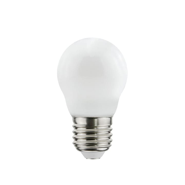 Airam Filament LED dim to warm-klot E27 valonlähde, opal, p45 e27, 5w Airam