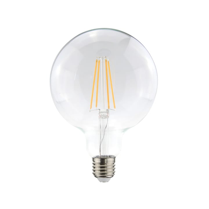 Airam Filament LED-globi 125mm valonlähde, selvä, himmennettävä e27, 4w Airam