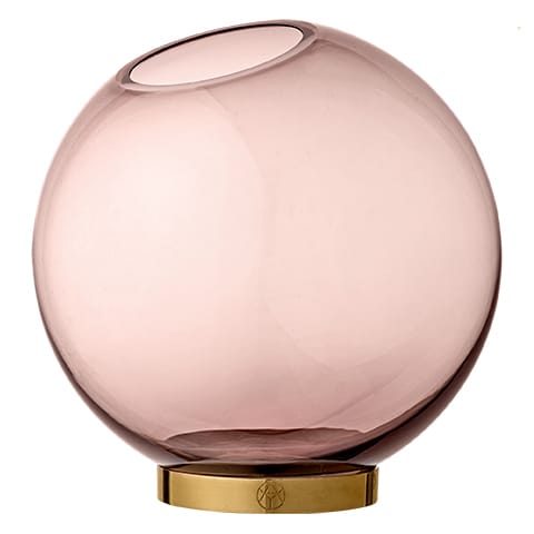 Globe maljakko iso, pink-messinki AYTM