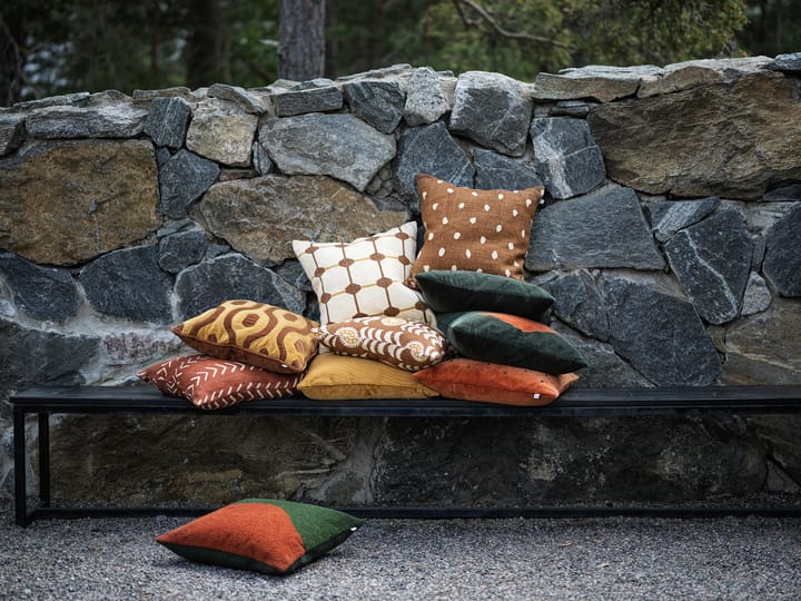 Yogi tyynynpäällinen 50 x 50 cm, Forest green-terracotta Chhatwal & Jonsson