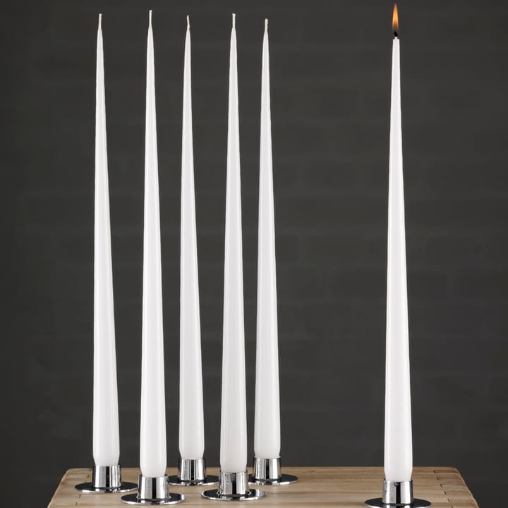 ester & erik kynttilä 4-pakkaus, pure white, lakattu ester & erik