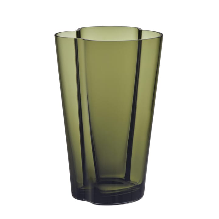 Alvar Aalto vase moss green, 220 mm Iittala