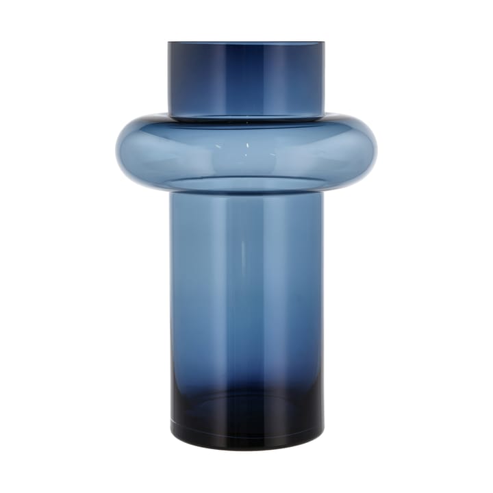 Tube maljakko lasi 40 cm, Sininen Lyngby Glas