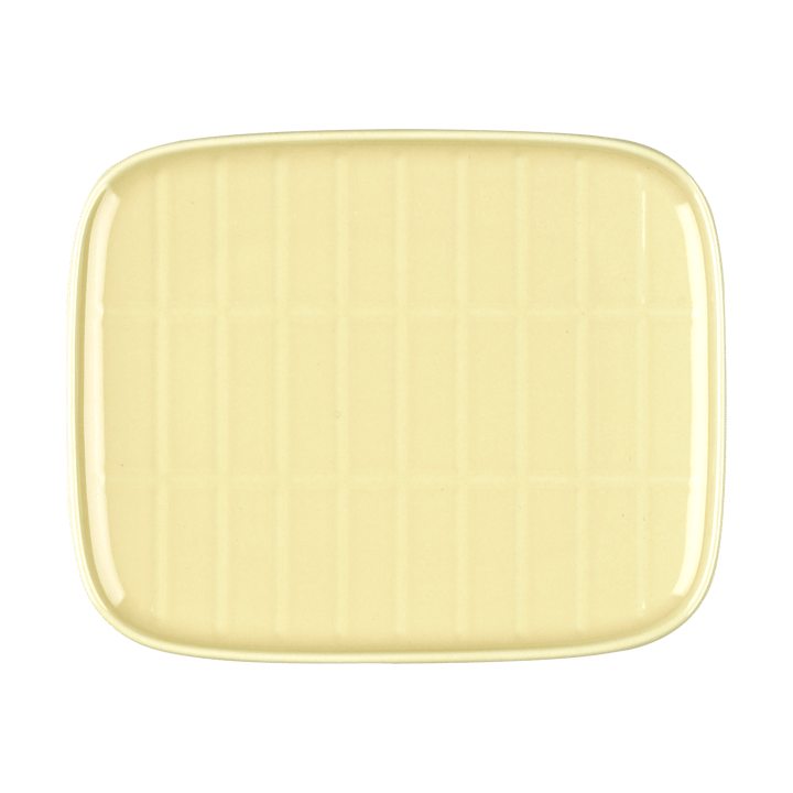 Tiiliskivi lautanen 12 x 15 cm, Butter yellow Marimekko