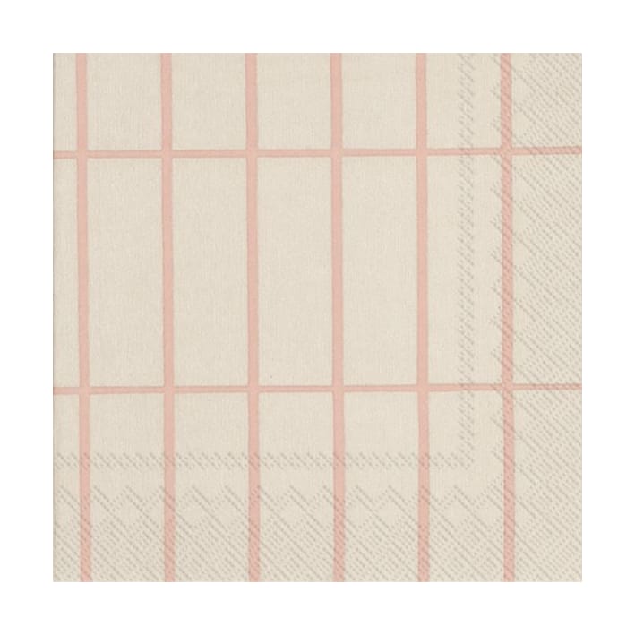 Tiiliskivi lautasliina 33 x 33 cm 20-pakkaus, Linen-rose Marimekko