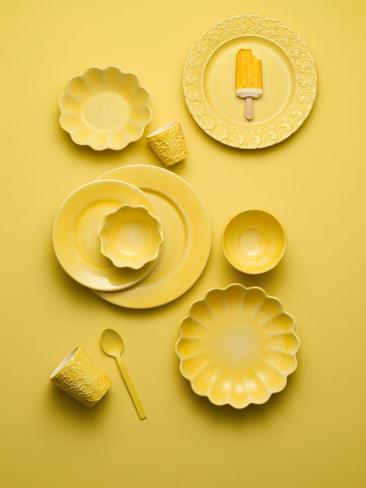 Basic-lautanen 21 cm, Keltainen Mateus