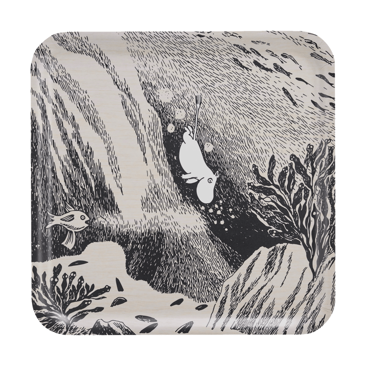 Moomin tarjotin 33x33 cm, The dive Muurla