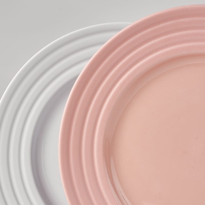 Lines-lautanen pieni Ø 21 cm, 6 kpl, vaaleanpunainen NJRD