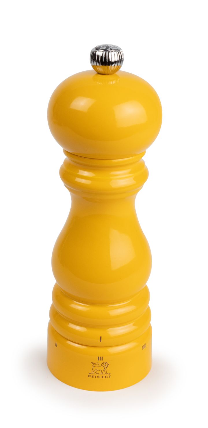 Parisrama suolamylly 18 cm, Keltainen sahrami Peugeot