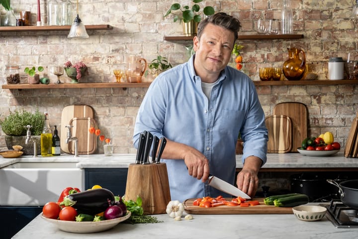 Jamie Oliver -kokkiveitsi 20 cm, Ruostumaton teräs Tefal