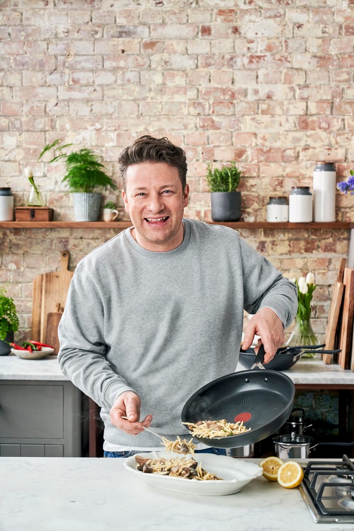 Jamie Oliver Quick & Easy -paistinpannu hard anodisoitu, 24 cm  Tefal