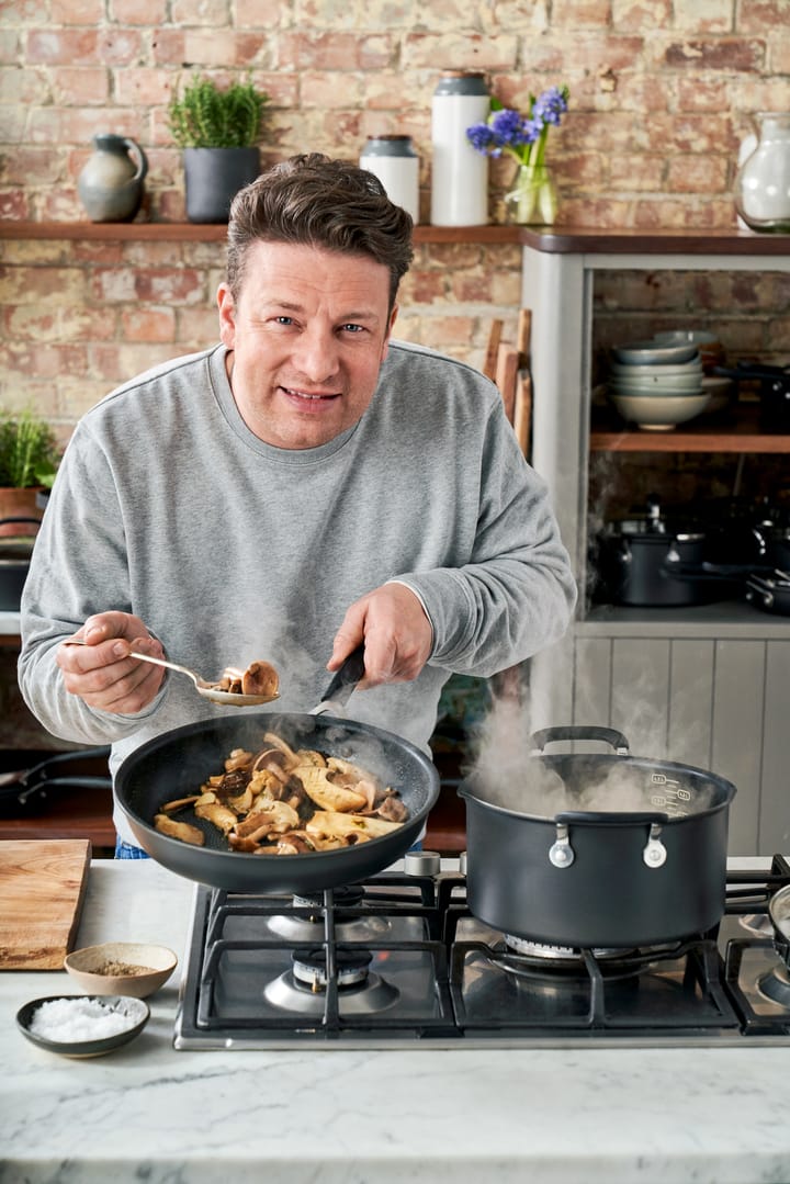 Jamie Oliver Quick & Easy -wokkipannu hard anodisoitu, 30 cm  Tefal