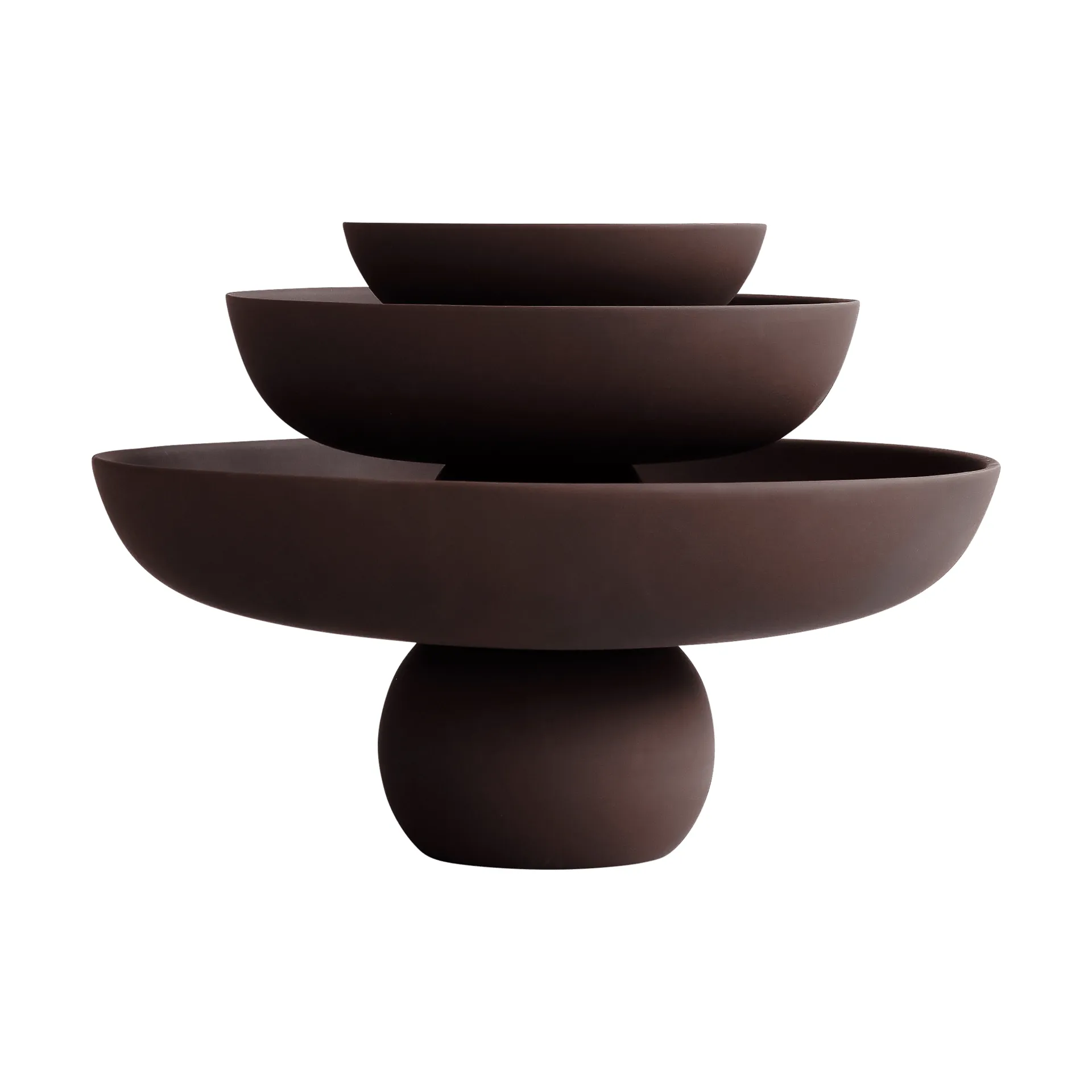 Baburu kulho Ø 30 cm, Chocolate brown 101 Copenhagen