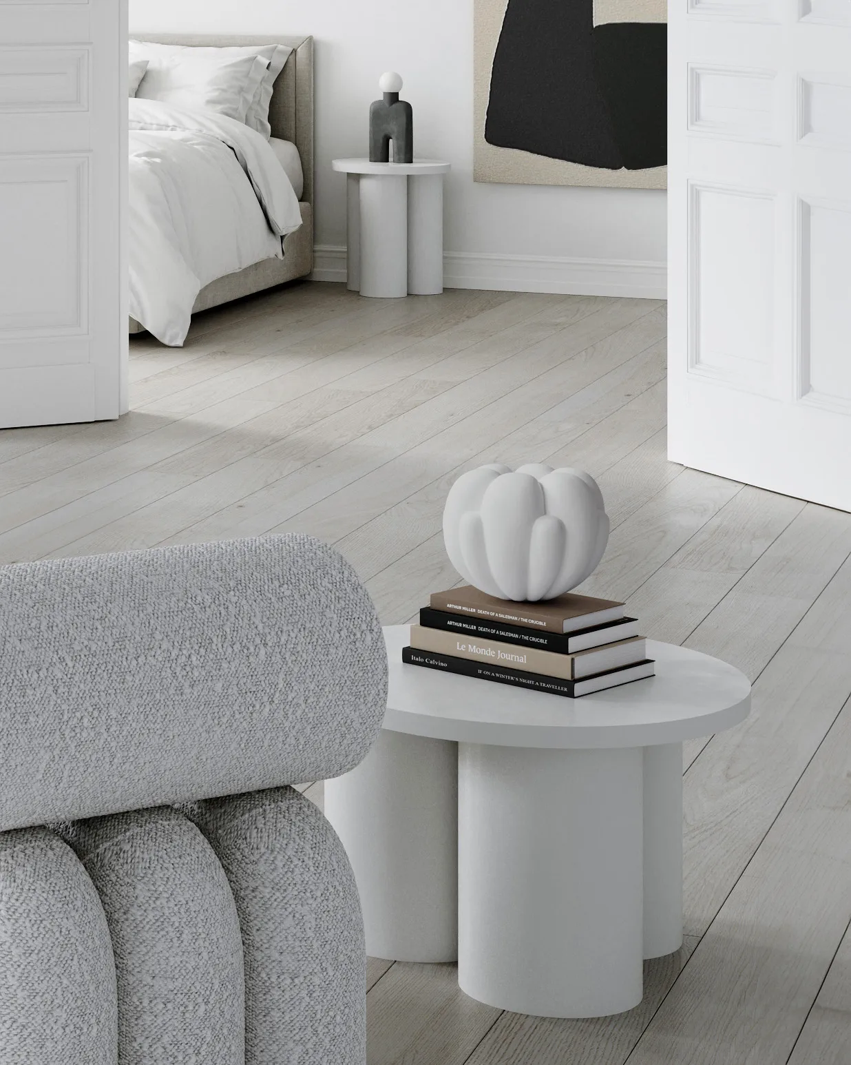 Bloom maljakko petit 22,5x24 cm, Bone white 101 Copenhagen