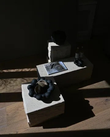 Bloom Tray kulho medio Ø28,5 cm - Musta - 101 Copenhagen