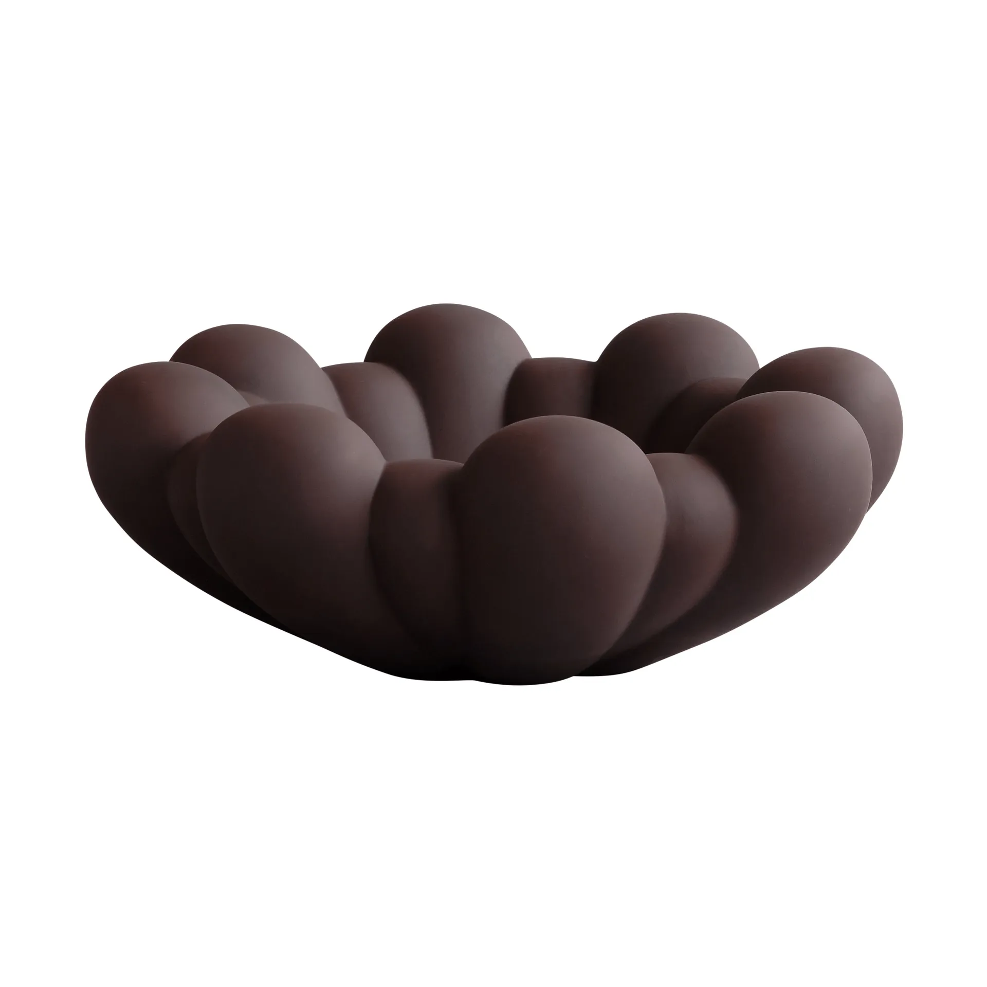 Bloom tray kulho suuri, Chocolate brown 101 Copenhagen