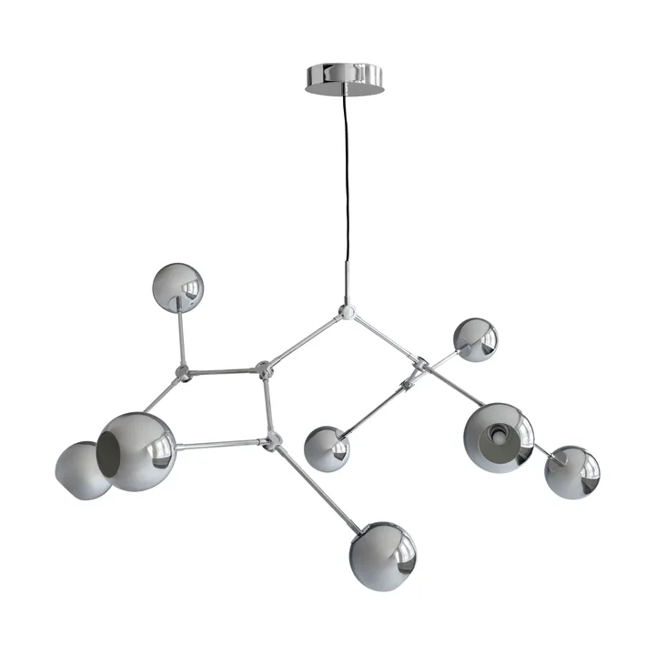 Drop Chandelier Globe kattokruunu - Chrome - 101 Copenhagen