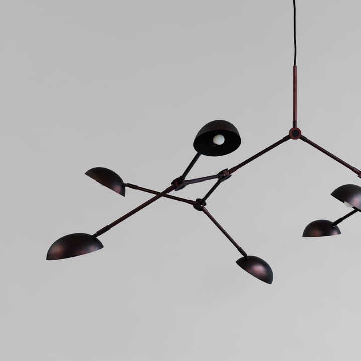 Drop Chandelier -kattokruunu, Burned black 101 Copenhagen