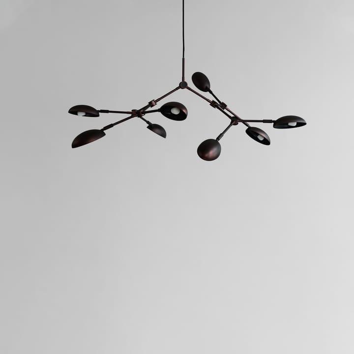 Drop Chandelier -kattokruunu mini, Burned black 101 Copenhagen