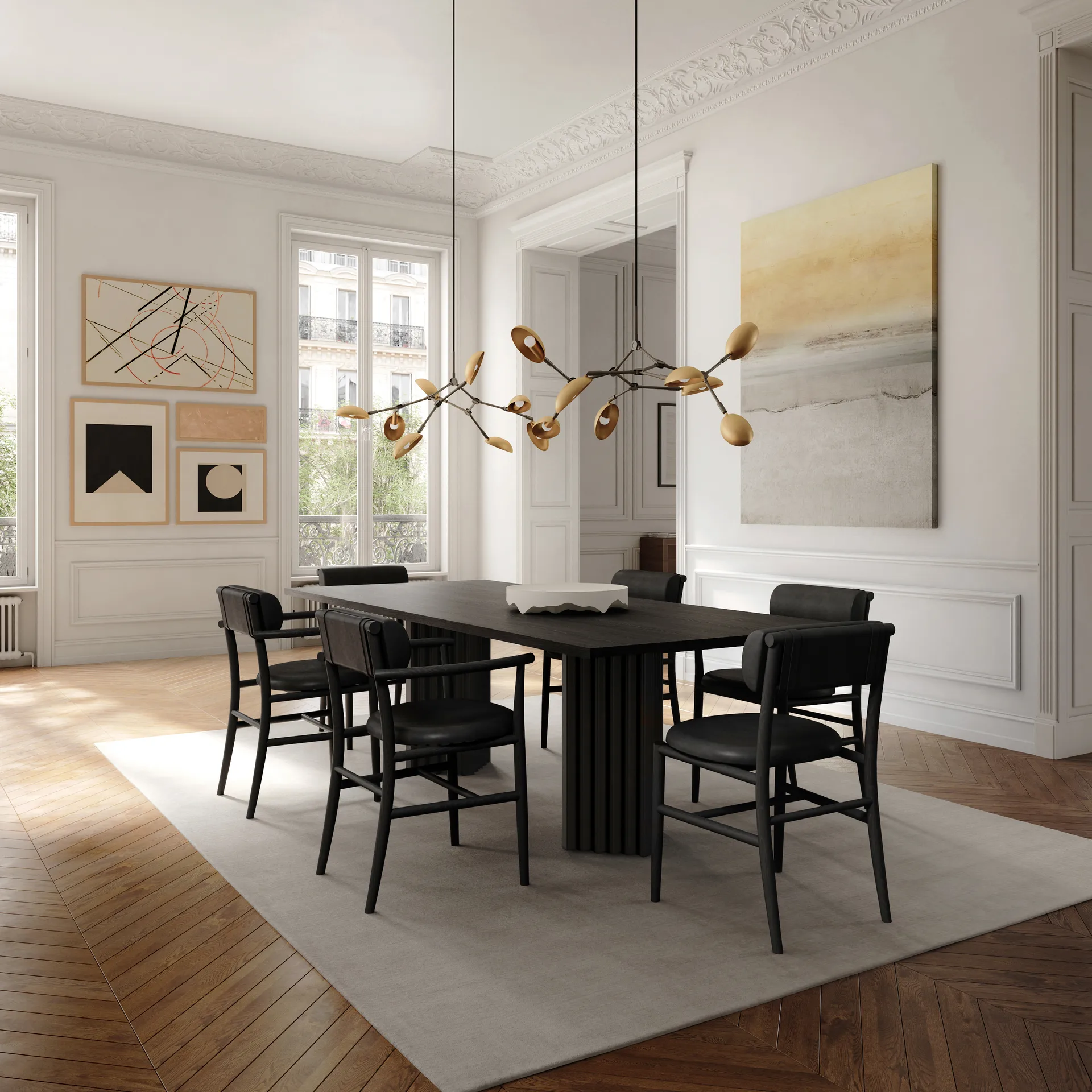 Drop Chandelier -kattokruunu mini, Messinki 101 Copenhagen