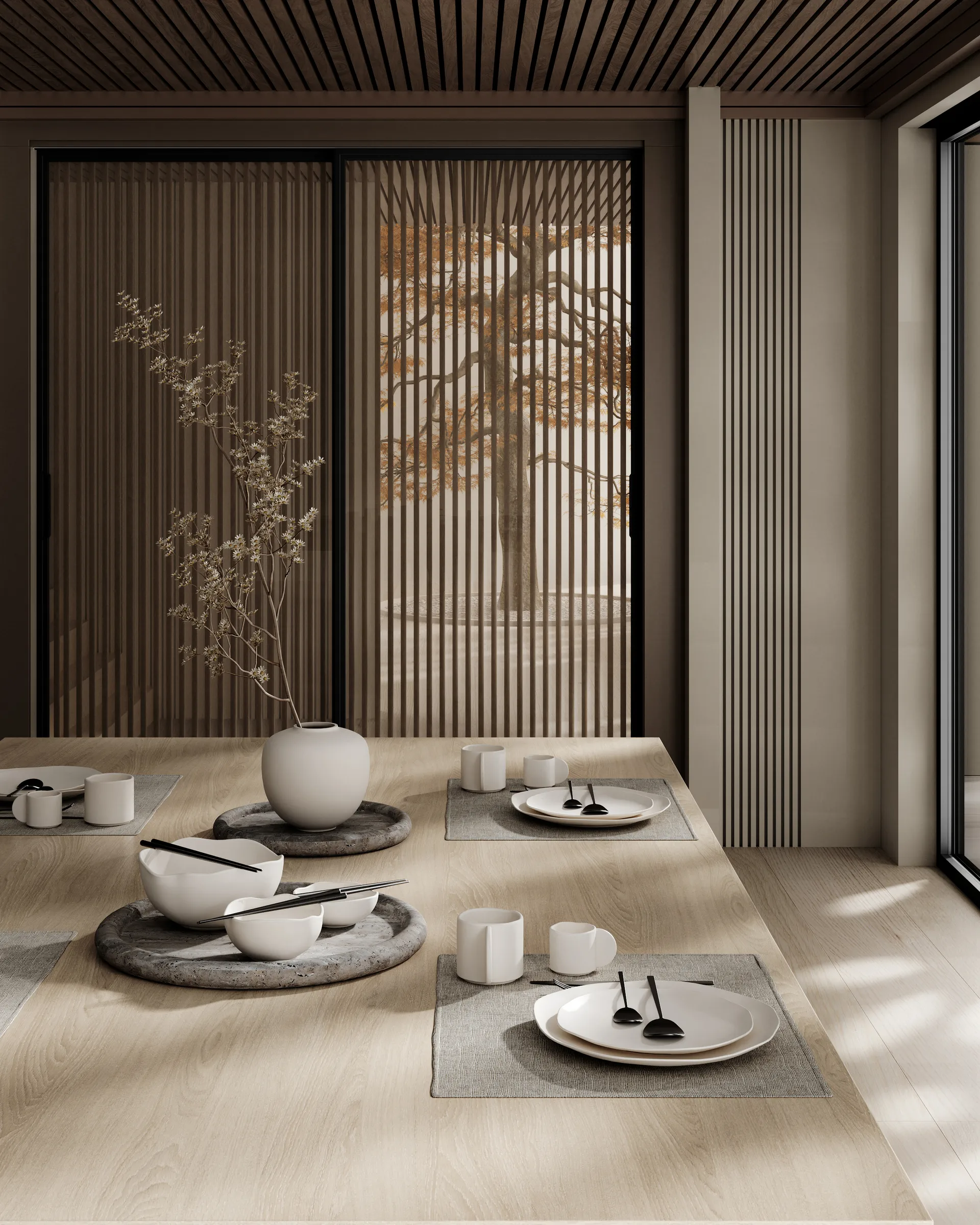 Enkei tarjotin medio 30x30 cm, Maa 101 Copenhagen