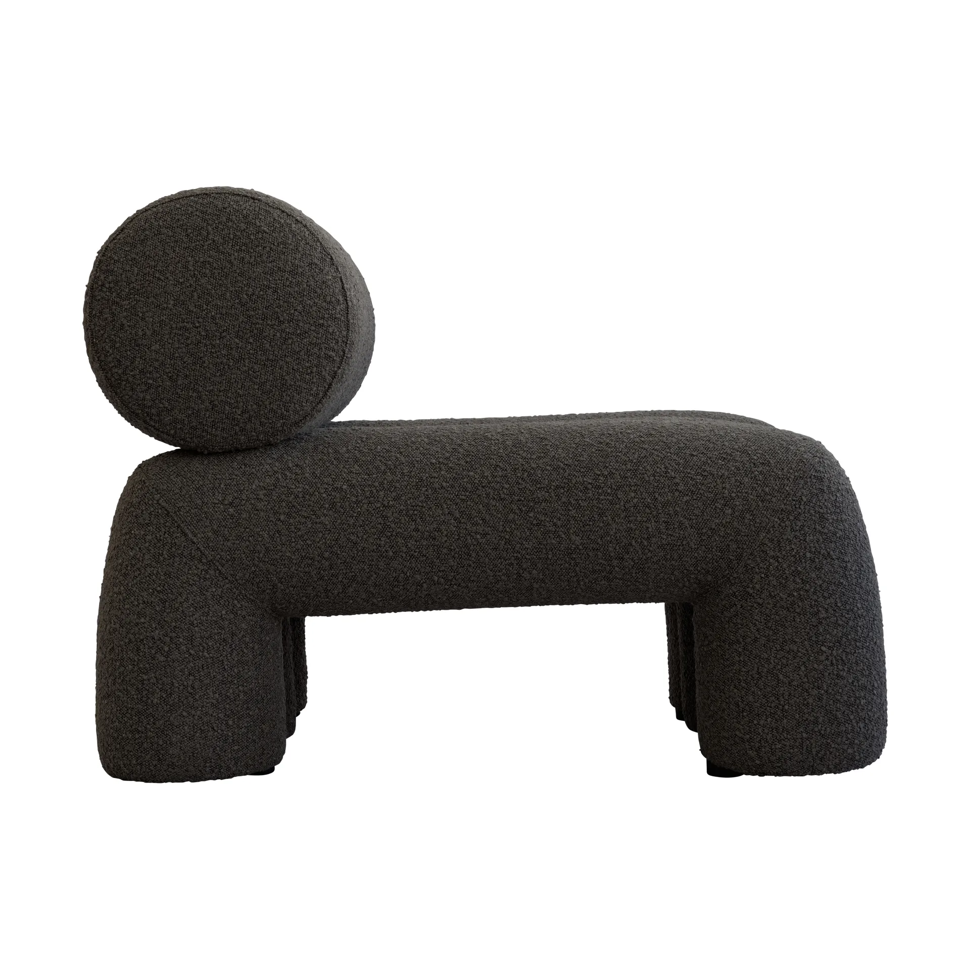 Foku Chair loungenojatuoli, Deep taupe 101 Copenhagen