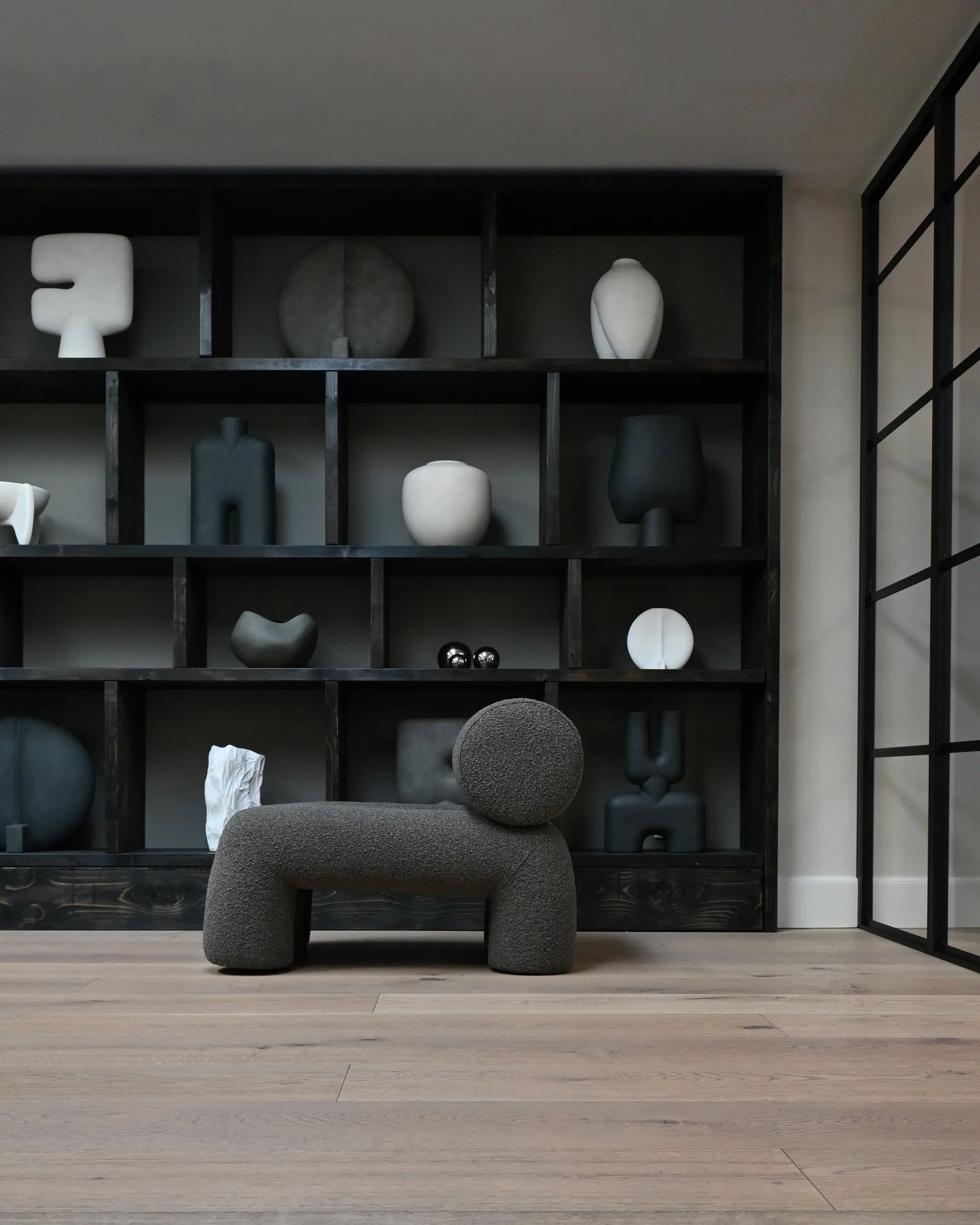 Foku Chair loungenojatuoli, Deep taupe 101 Copenhagen