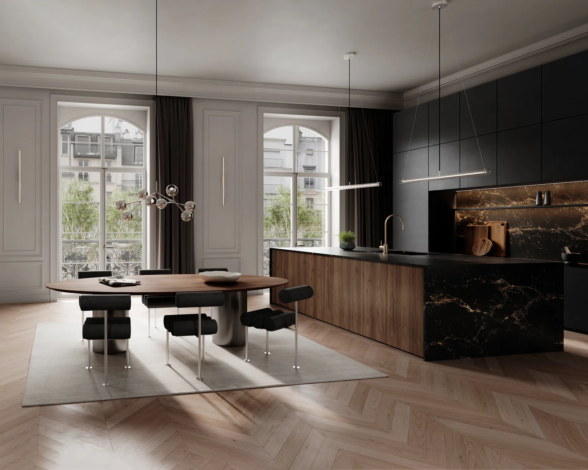 Frame seinälamppu big, Kromi 101 Copenhagen