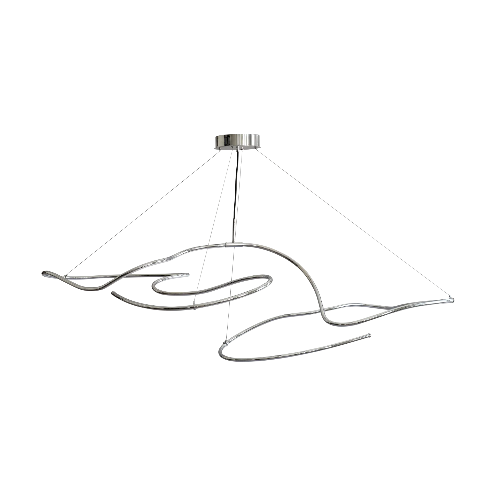 Ghost Chandelier big kattolamppu, Chrome 101 Copenhagen