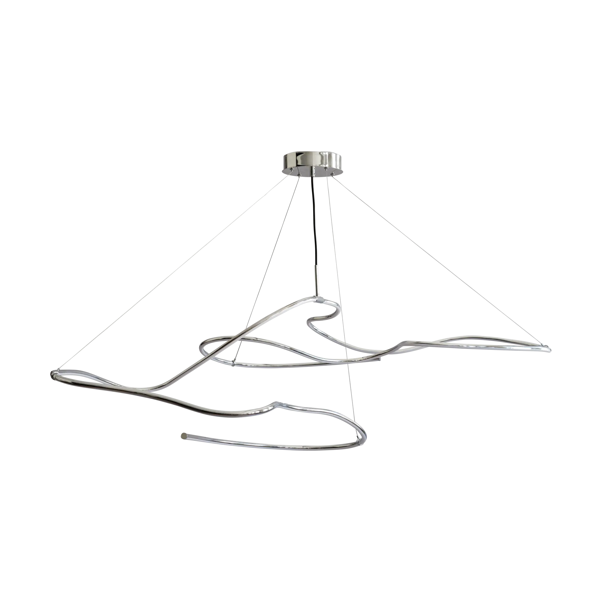 Ghost Chandelier big kattolamppu, Chrome 101 Copenhagen