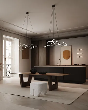 Ghost Chandelier mini kattolamppu - Burned black - 101 Copenhagen