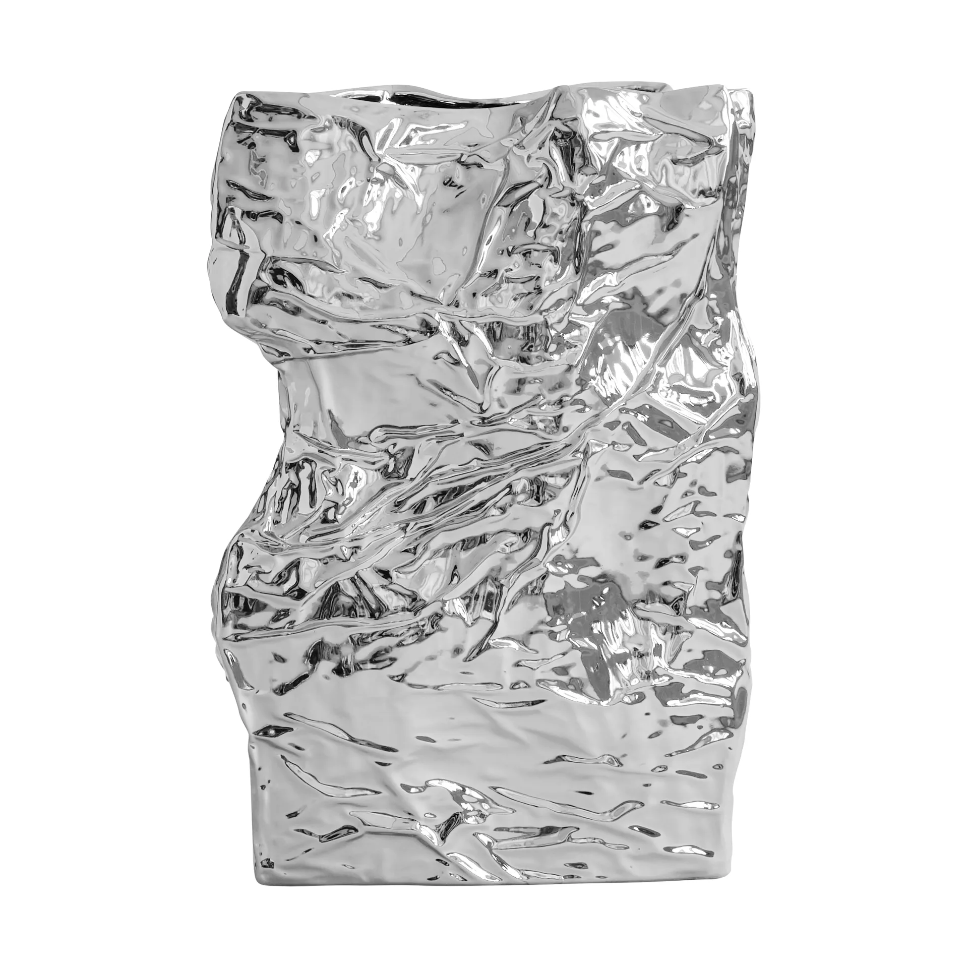 Kami maljakko big 49,5x35 cm, Chrome 101 Copenhagen