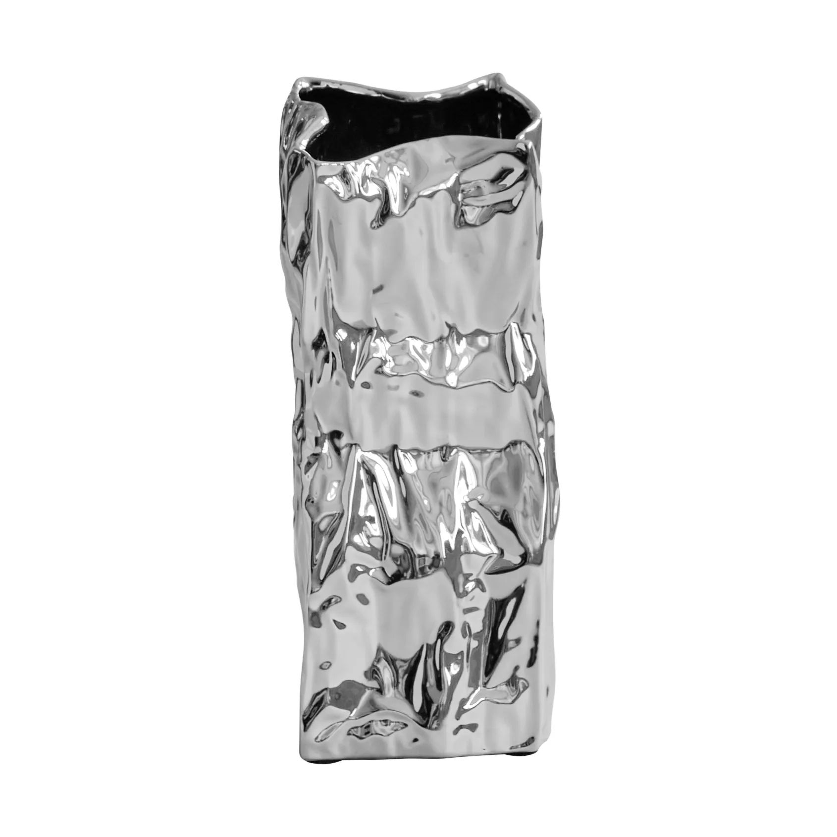 Kami maljakko medio 35x16 cm, Chrome 101 Copenhagen