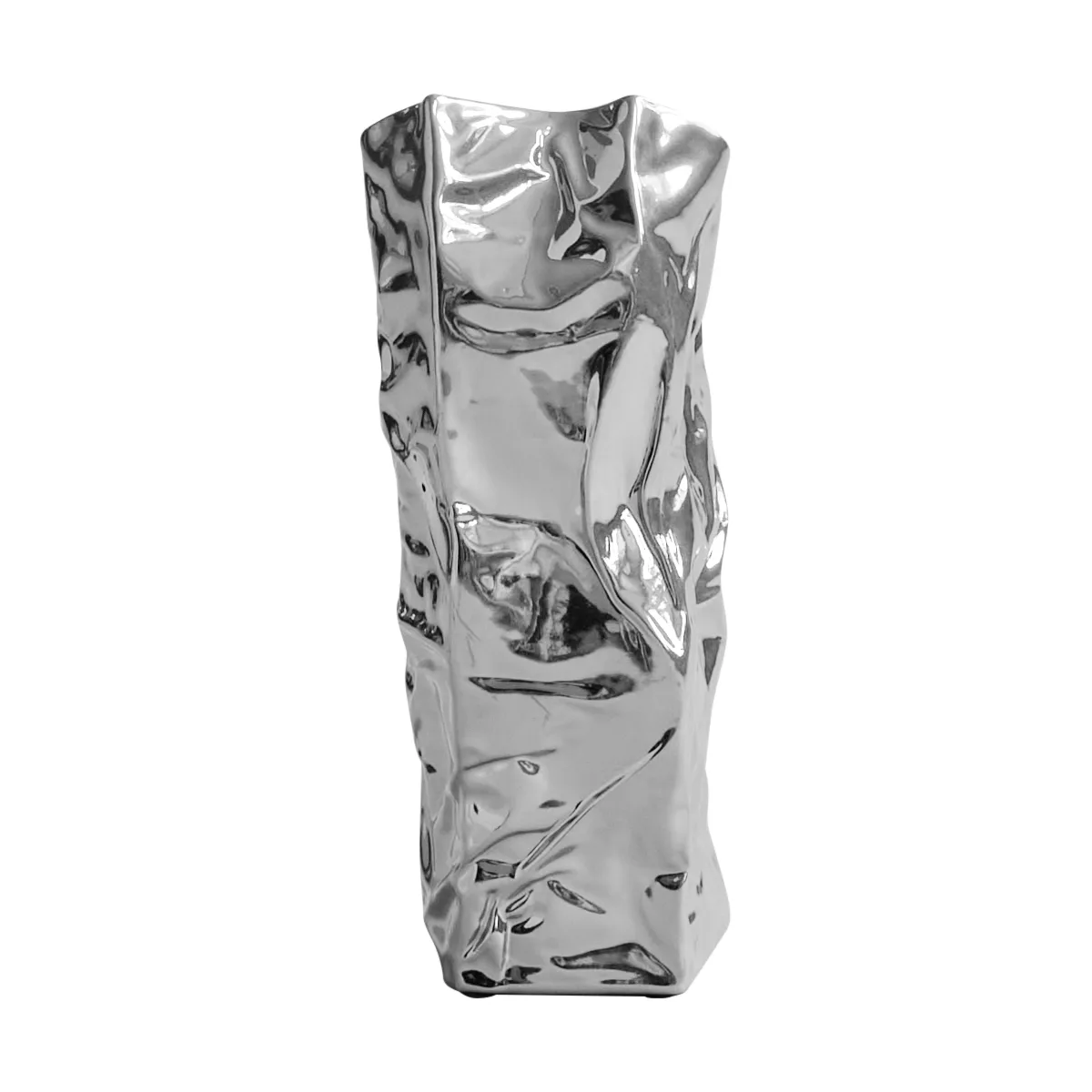 Kami maljakko mini 25x13 cm, Chrome 101 Copenhagen