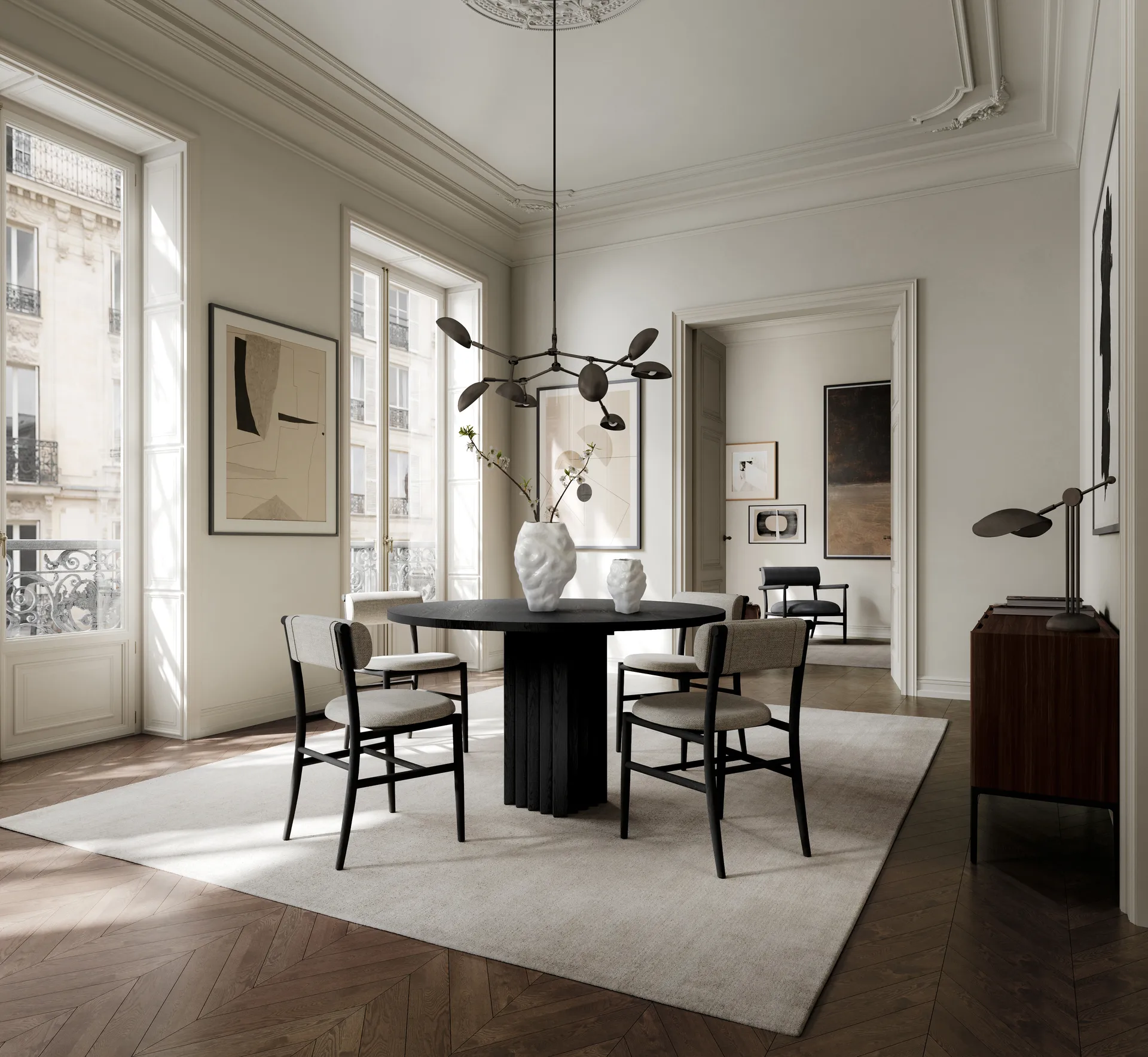 Katachi maljakko medio, Korkeakiiltoinen koivu 101 Copenhagen