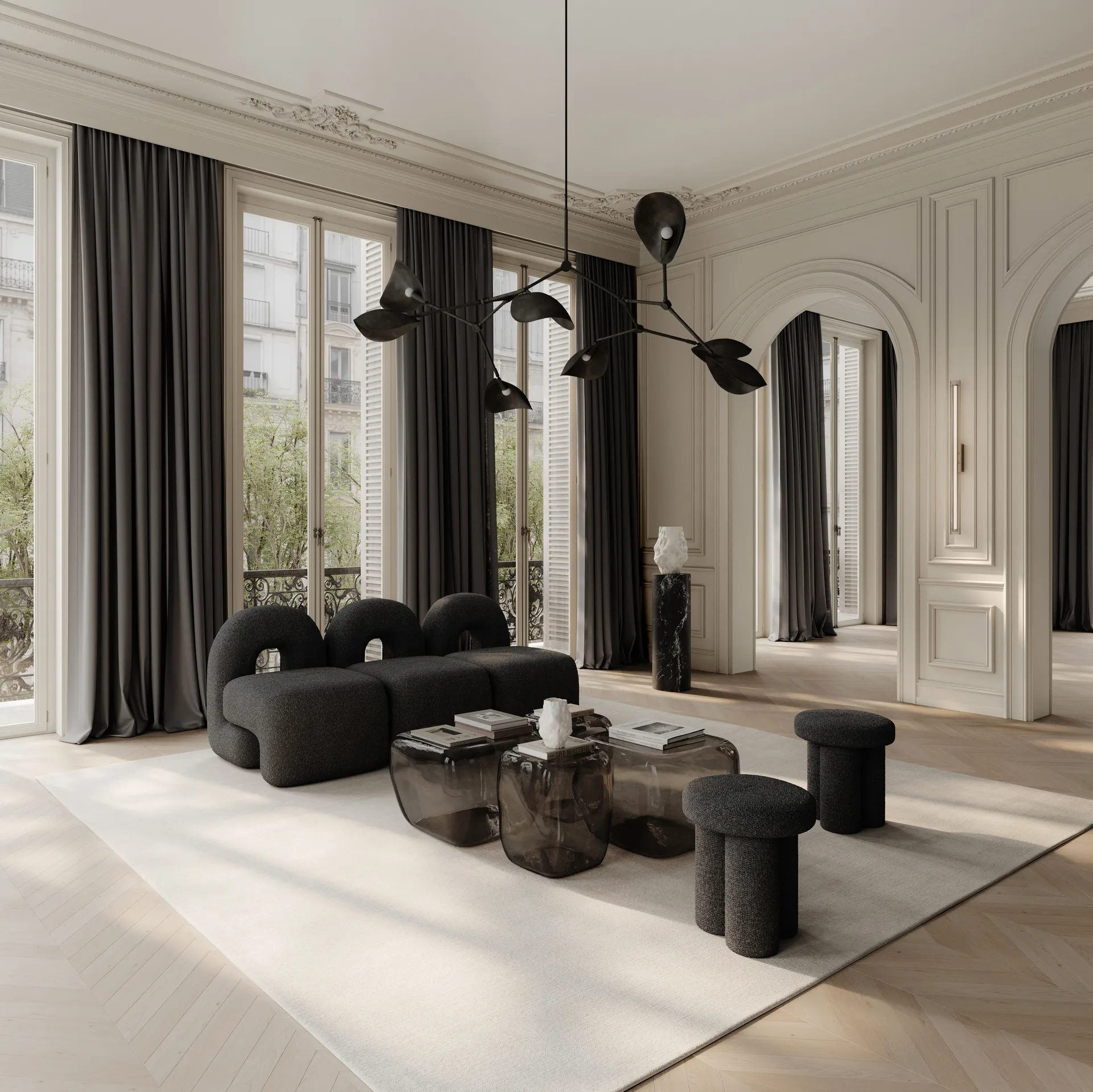 Katachi maljakko medio, Korkeakiiltoinen koivu 101 Copenhagen