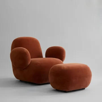 Toe Chair Flat nojatuoli 92x75 cm - ruoste - 101 Copenhagen
