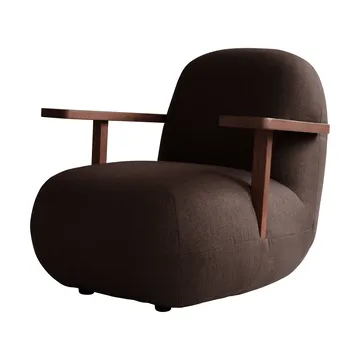 Toe chair nojatuoli käsinojilla - Classic brown oak-dark brown - 101 Copenhagen