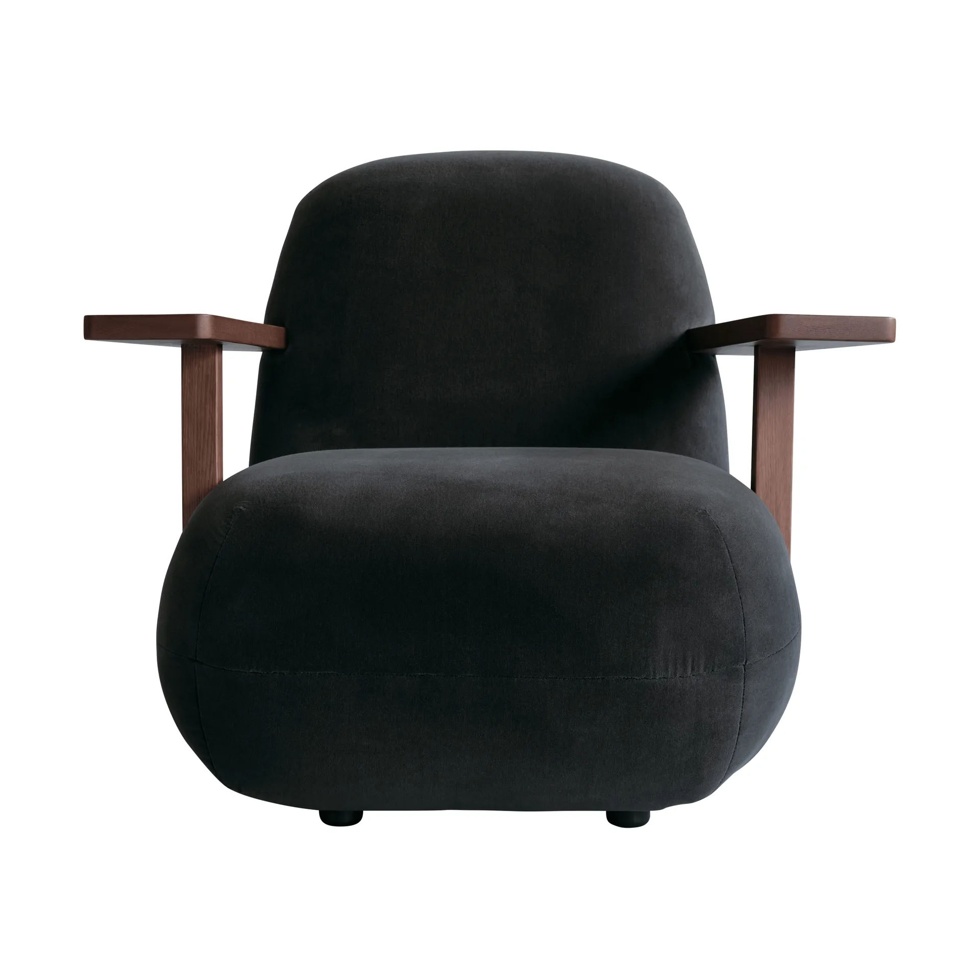 101 Copenhagen Toe chair nojatuoli käsinojilla Classic brown oak-peat