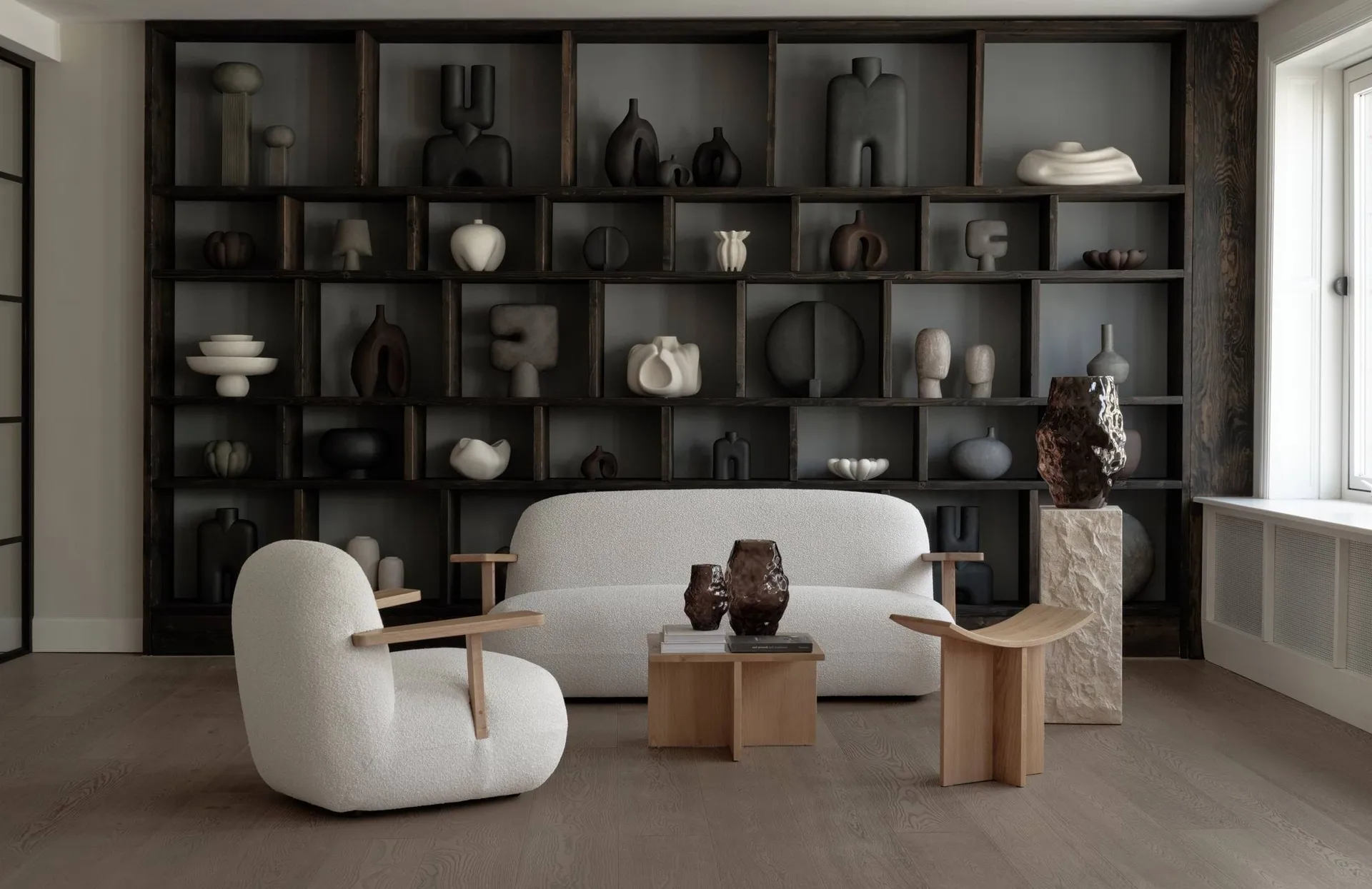 Toe Sofa sohva, Natural oak-off white 101 Copenhagen