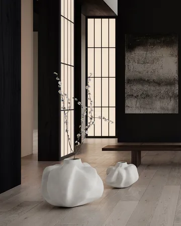 Wabi Medio maljakko 29 cm. - Koivu - 101 Copenhagen