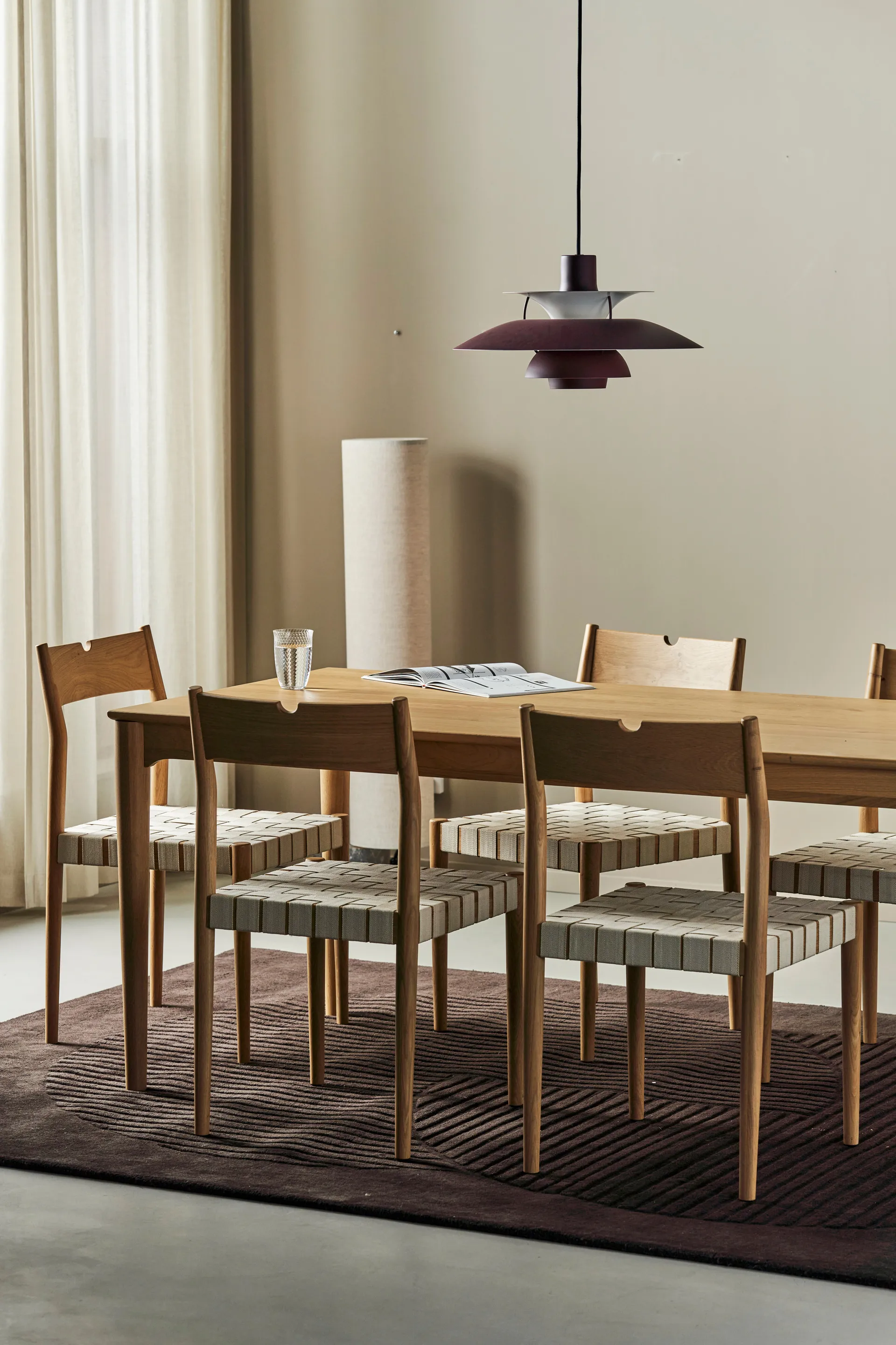 Ekåsen ruokapöytä 90x180 cm, Laquered oak 1898