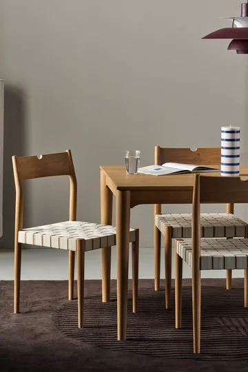 Ekeryd ruokapöydäntuoli - Webbing-laquered oak - 1898