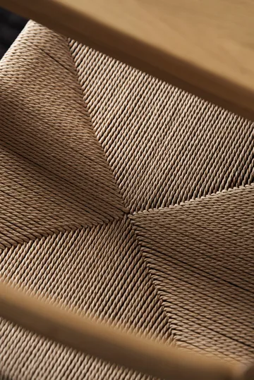 Fridhem ruokapöydäntuoli - Papercord-laquered oak - 1898