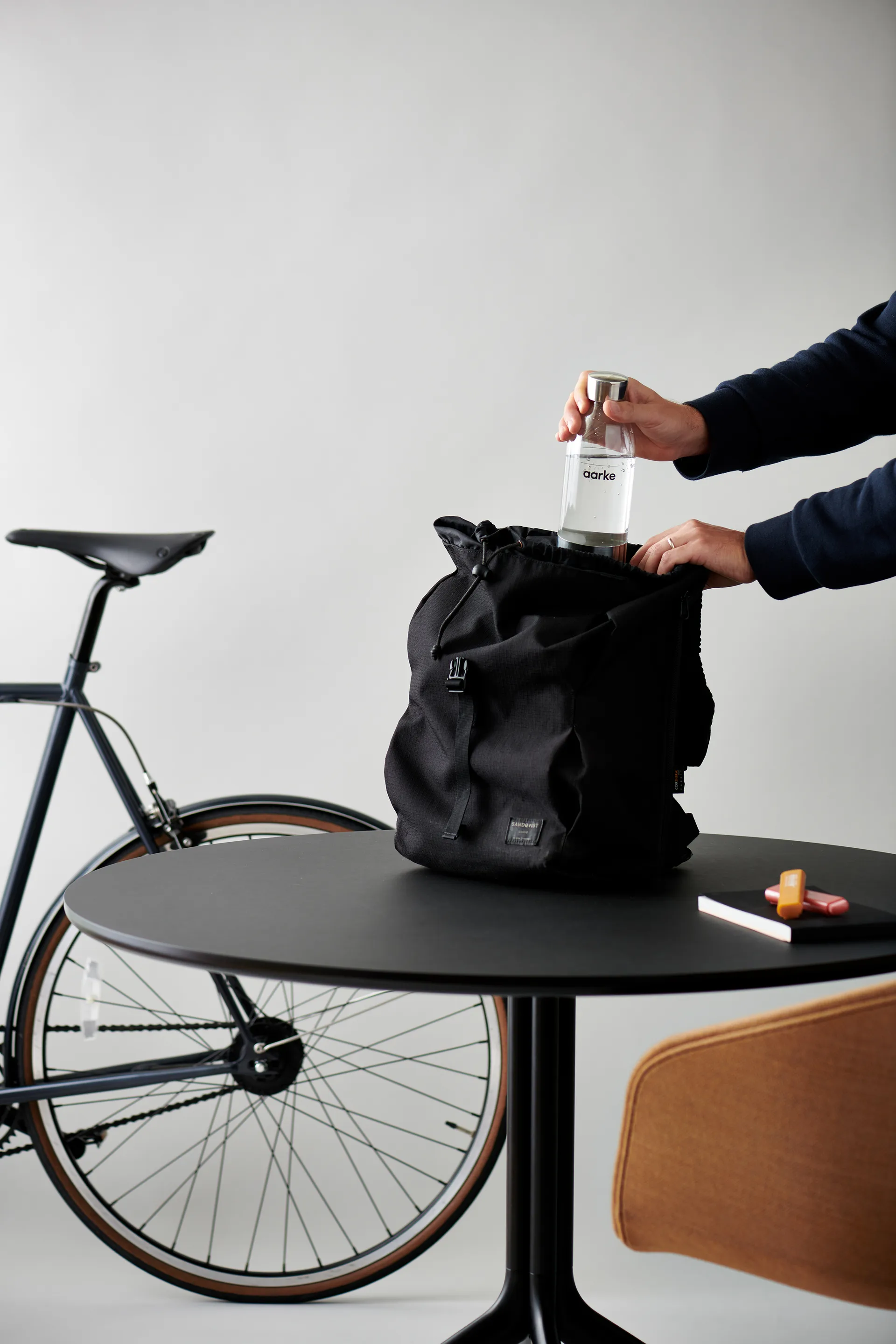 Aarke PET vesipullo 65 cl, Kirkas-ruostumaton teräs Aarke