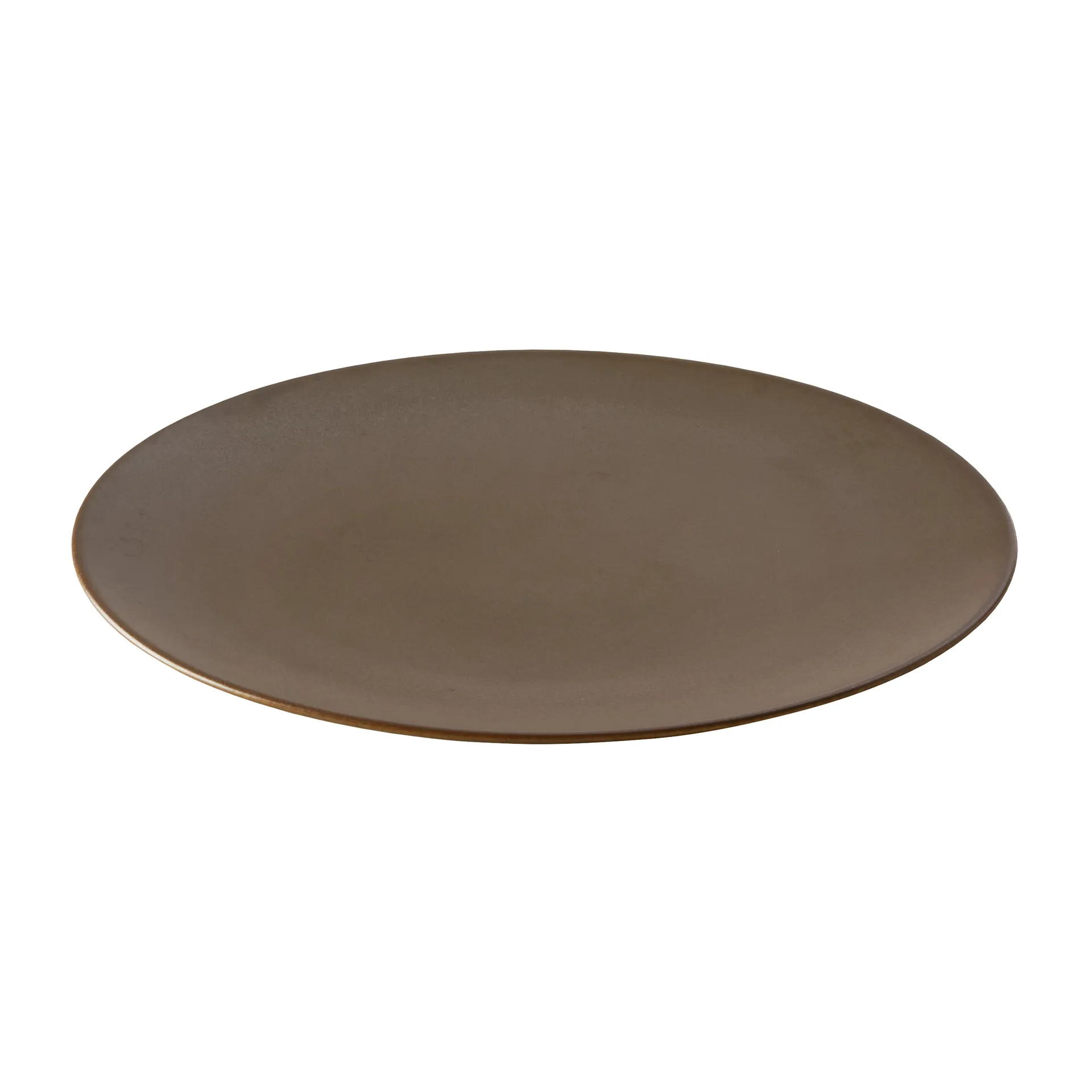 Ceramic Workshop lautanen Ø26 cm, Chestnut-matte brown Aida