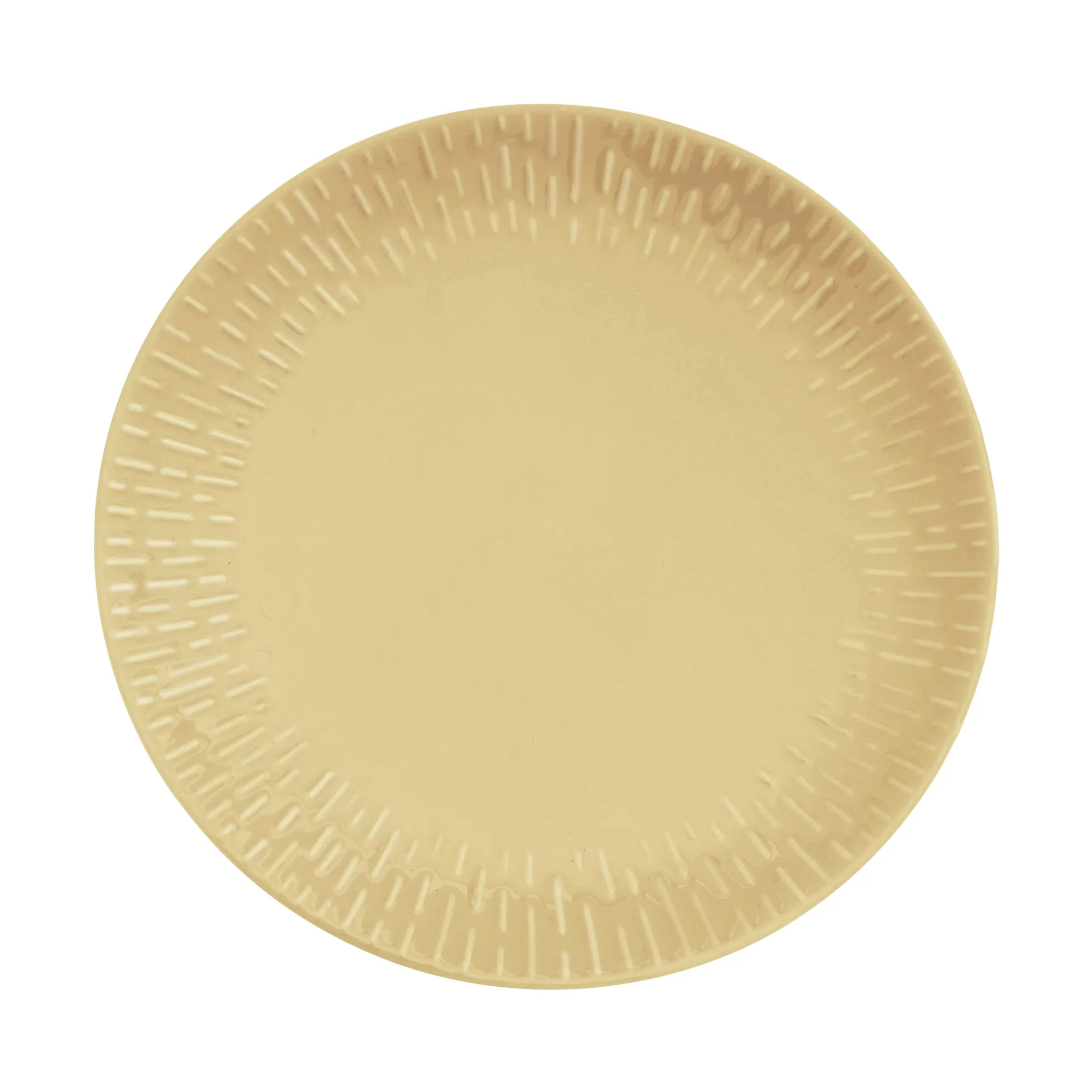 Confetti lautanen, Mustard, Ø27,5 cm Aida