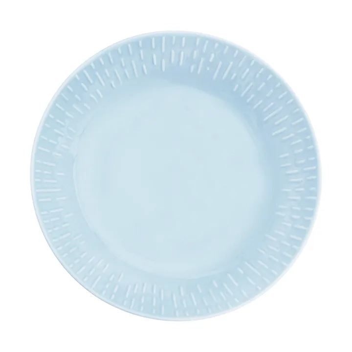 Confetti pastalautanen - Aqua, Ø23 cm - Aida